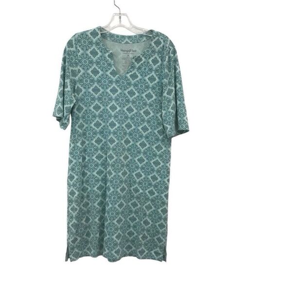 Women's Hang Ten Breathable Lightweight Sun Dress UPF 50+, Aqua - Size: Medium - Picture 1 of 4